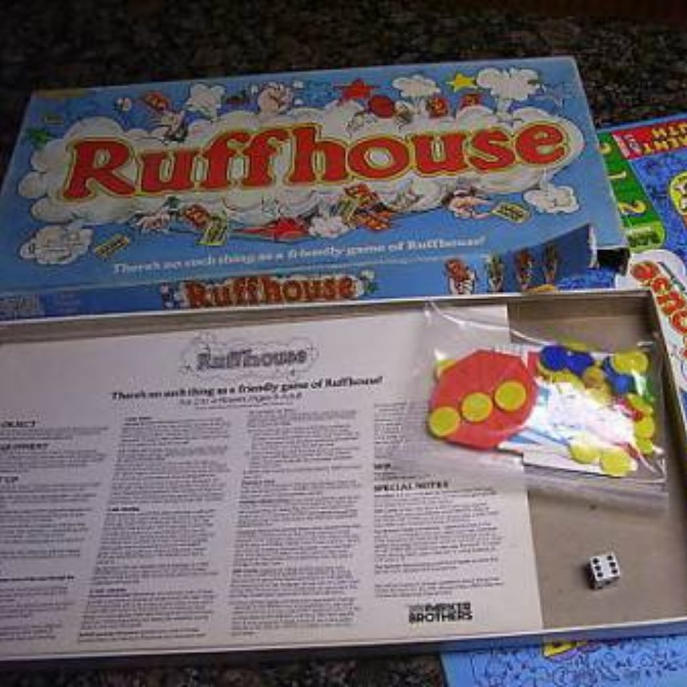 RUFFHOUSE Board Game by Parker Brothers - Vtg 1980 Family Game